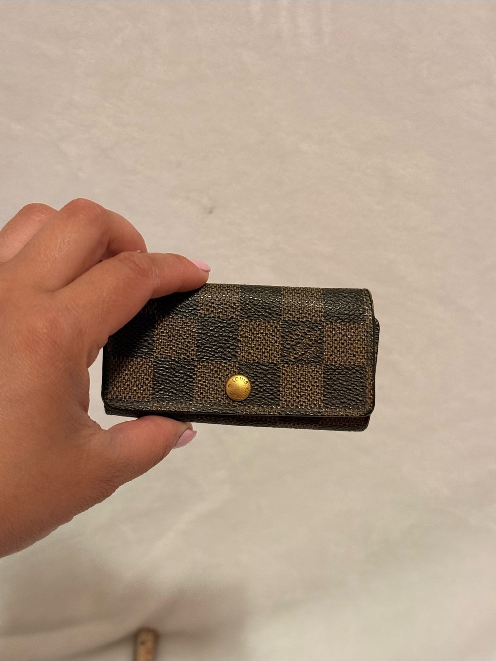 Louis Vuitton Damier Ebene Key Holder TH1309